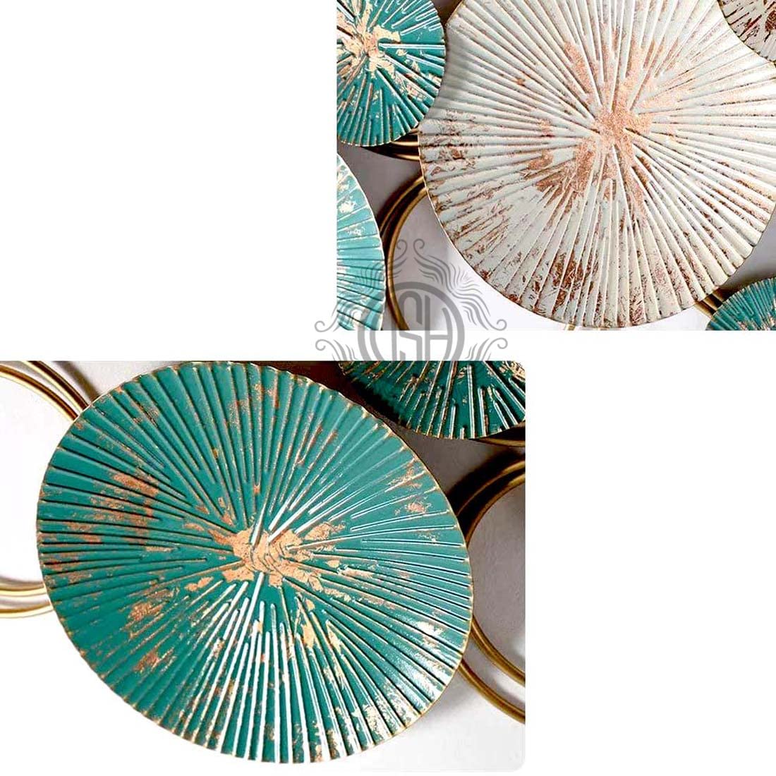 Metal Wall Decor Wall Hanging Multi Color Wall Arts for Home Hotel Office Living Room Bedroom (Size 46X19 Inch) Decoration Item