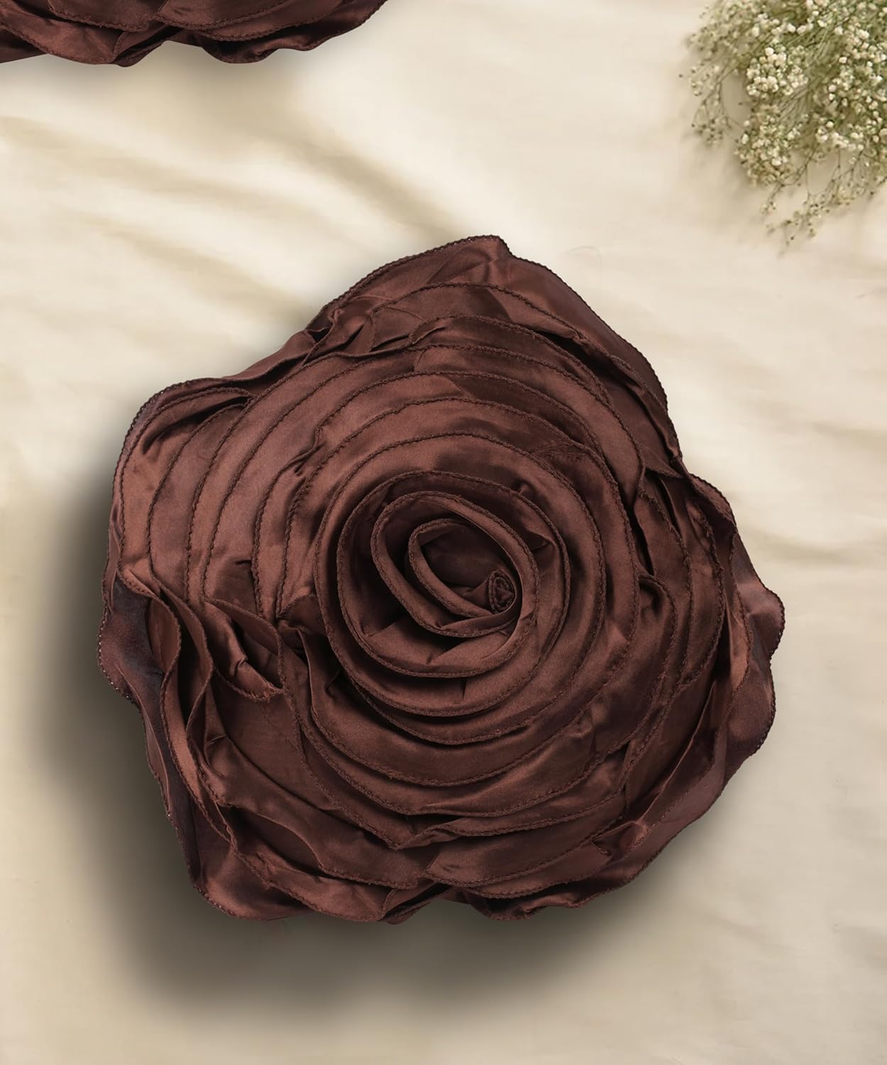 JDX m Latest Desighner Cushion Cover for Living Room and Sofa, 8076_Brown,Velvet,250 TC